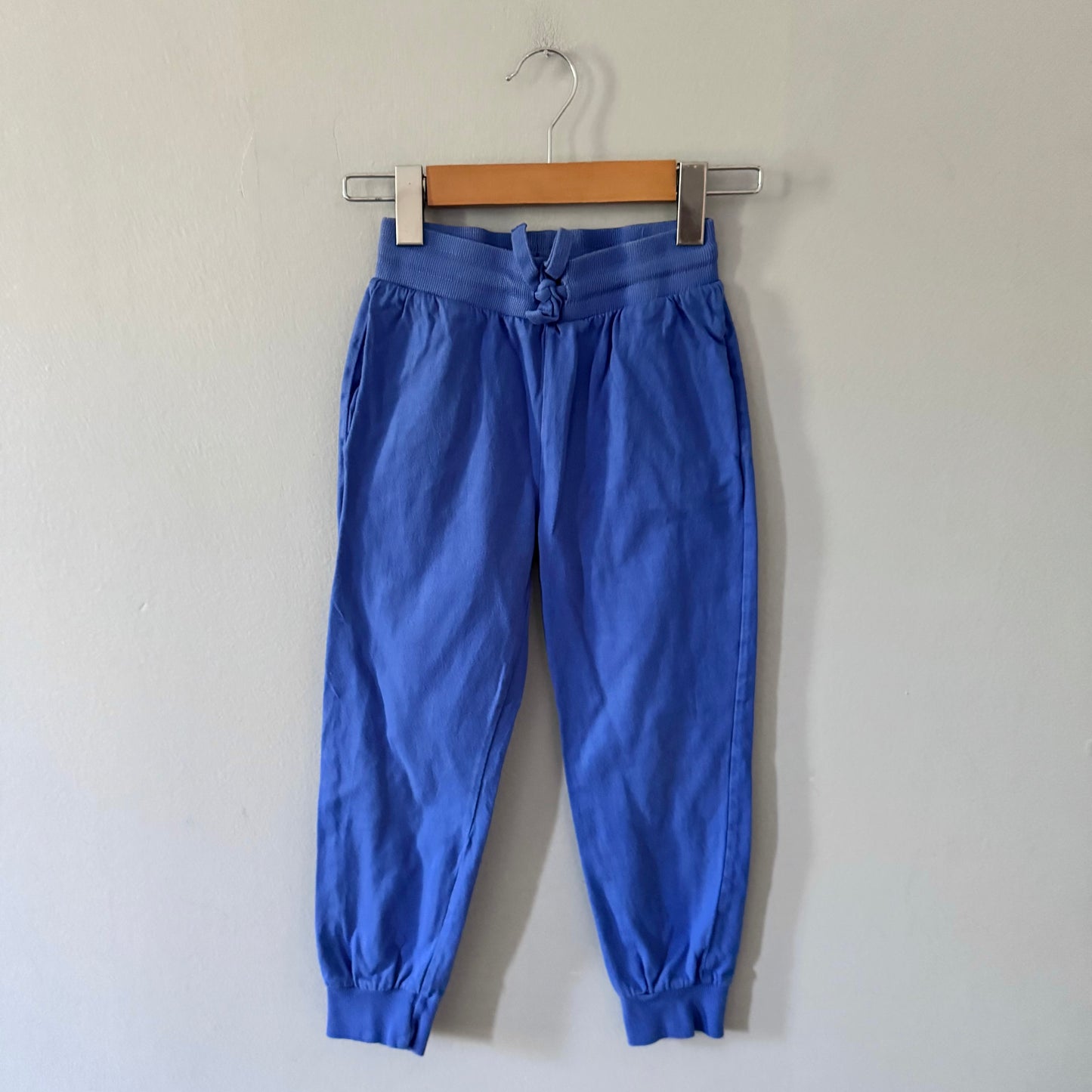 H&M / Blue cotton pants / 6-7Y
