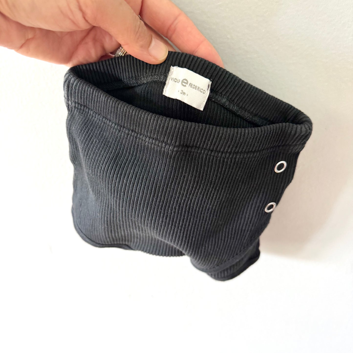 Violeta Federico / Black ribbed bloomer / 3M