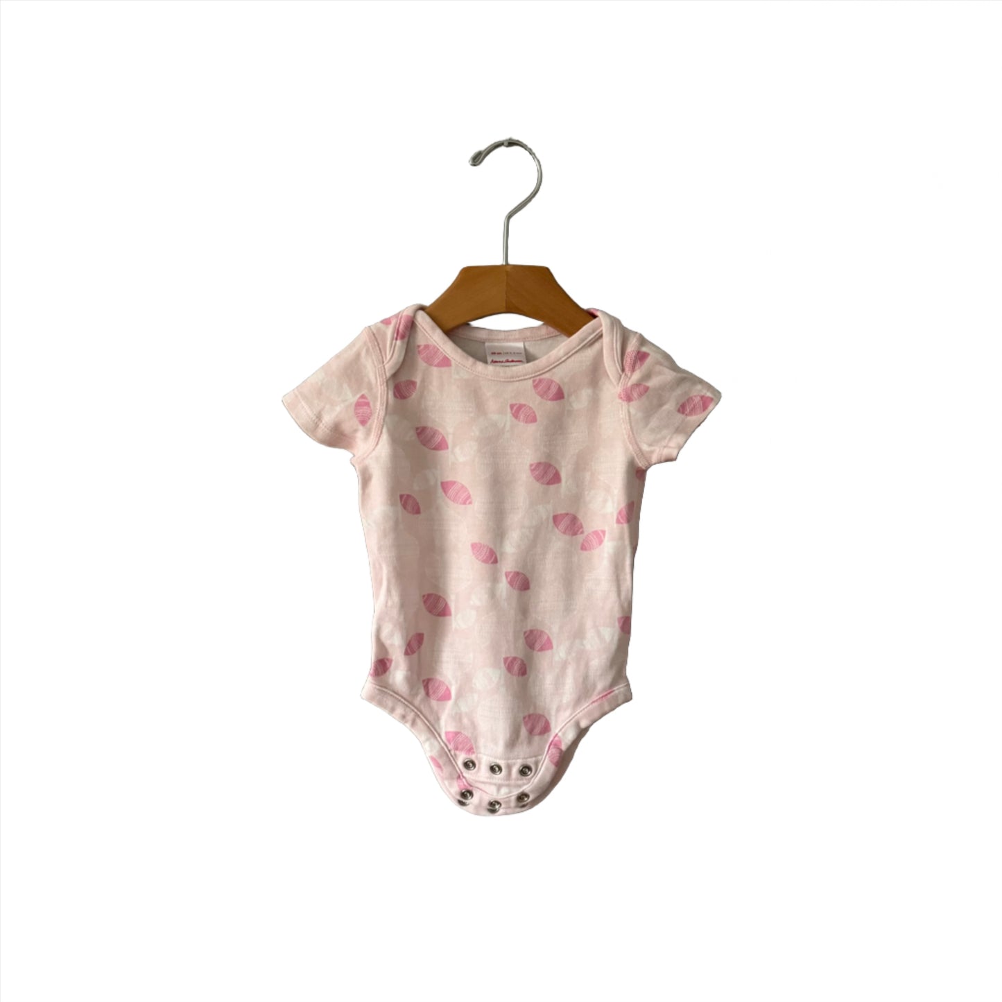 Hanna Andersson / Pink onesie / 3-6M