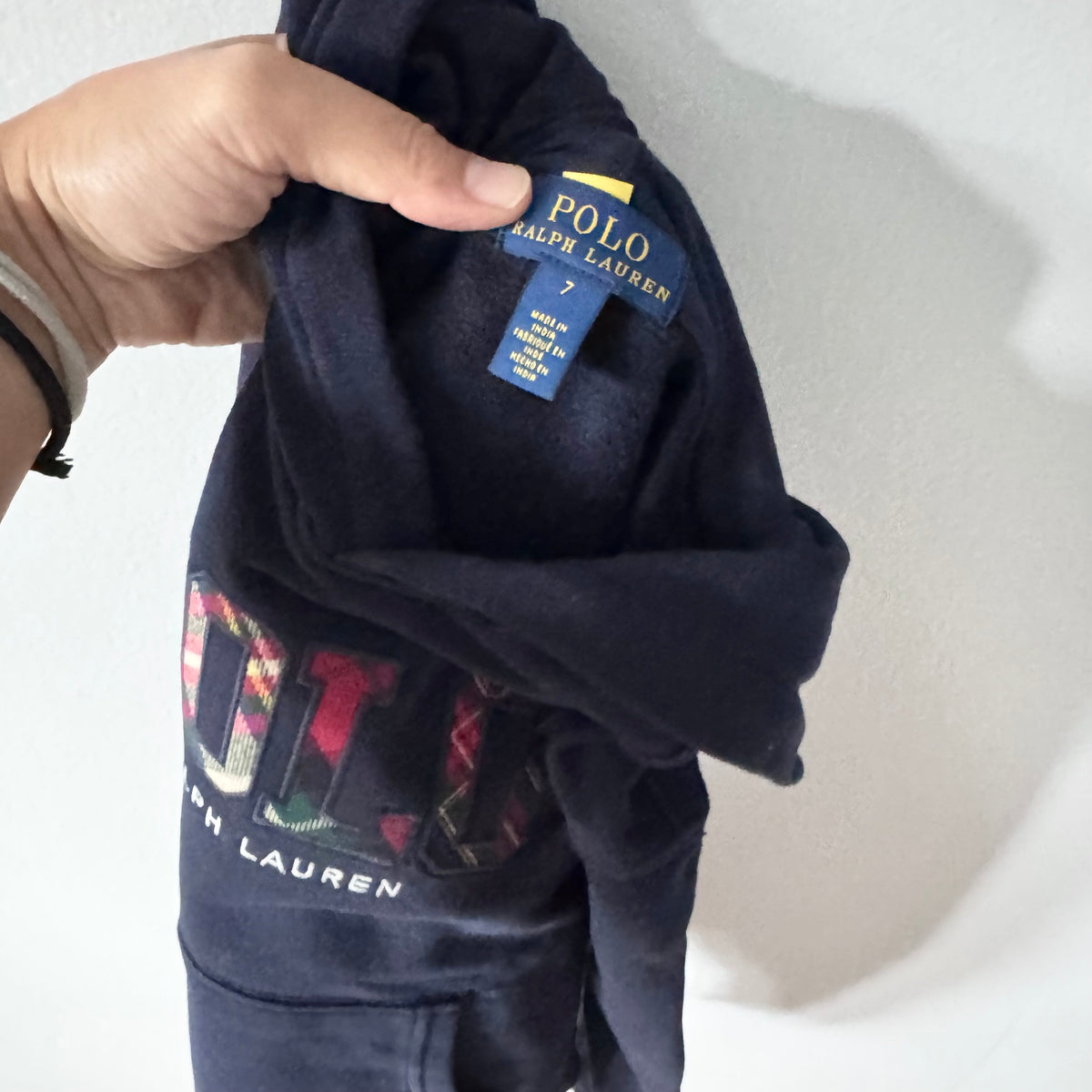 Polo Ralph Lauren / Black hoodie / 7Y