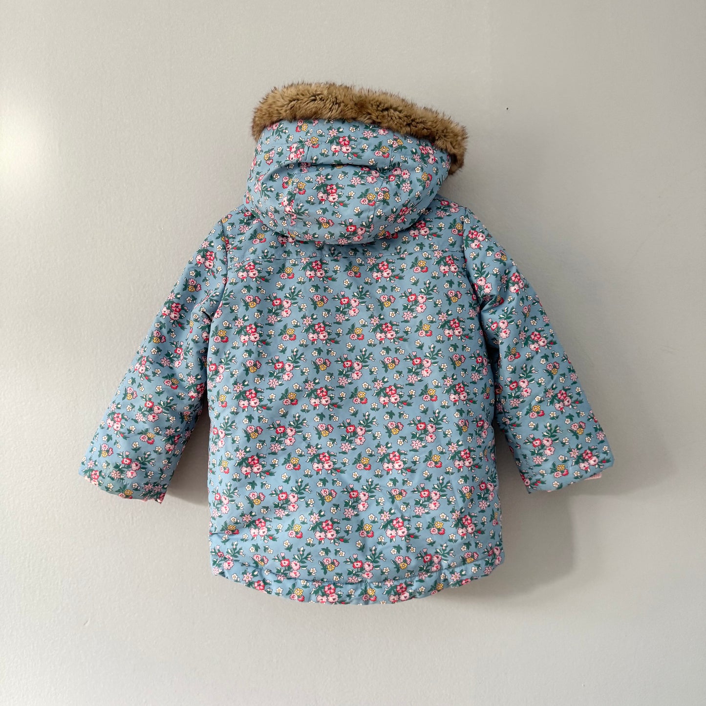 Mini Boden / Sherpa lined padded jacket / 2-3Y
