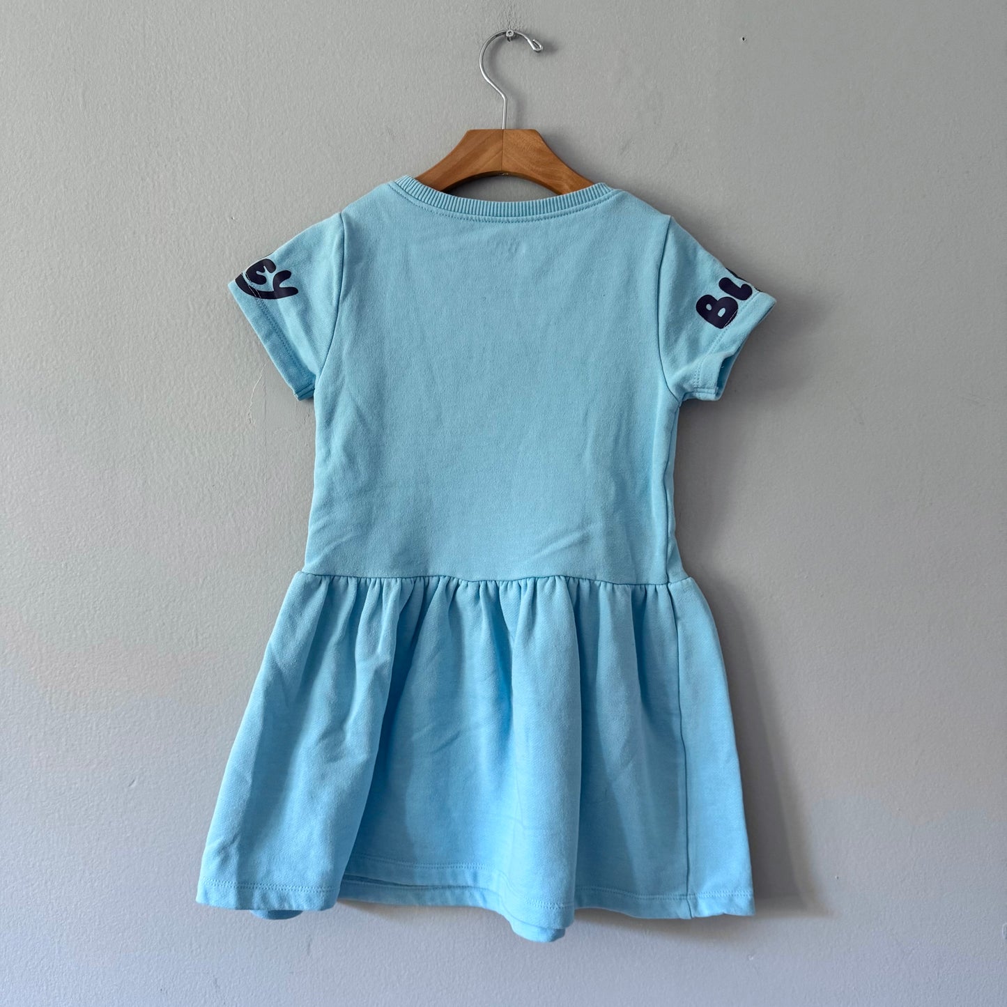 Bluey / Light blue crew dress / 6Y