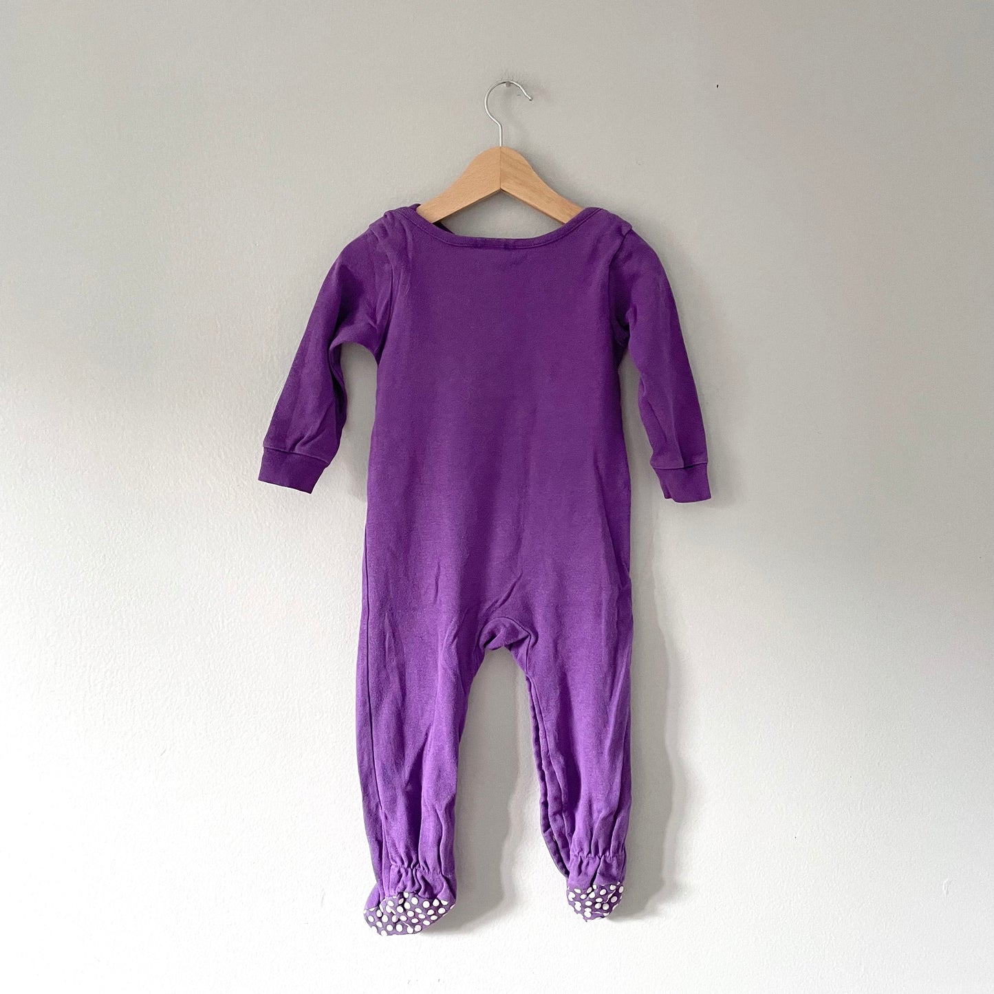 Smurf / Purple Halloween romper / 12-18M