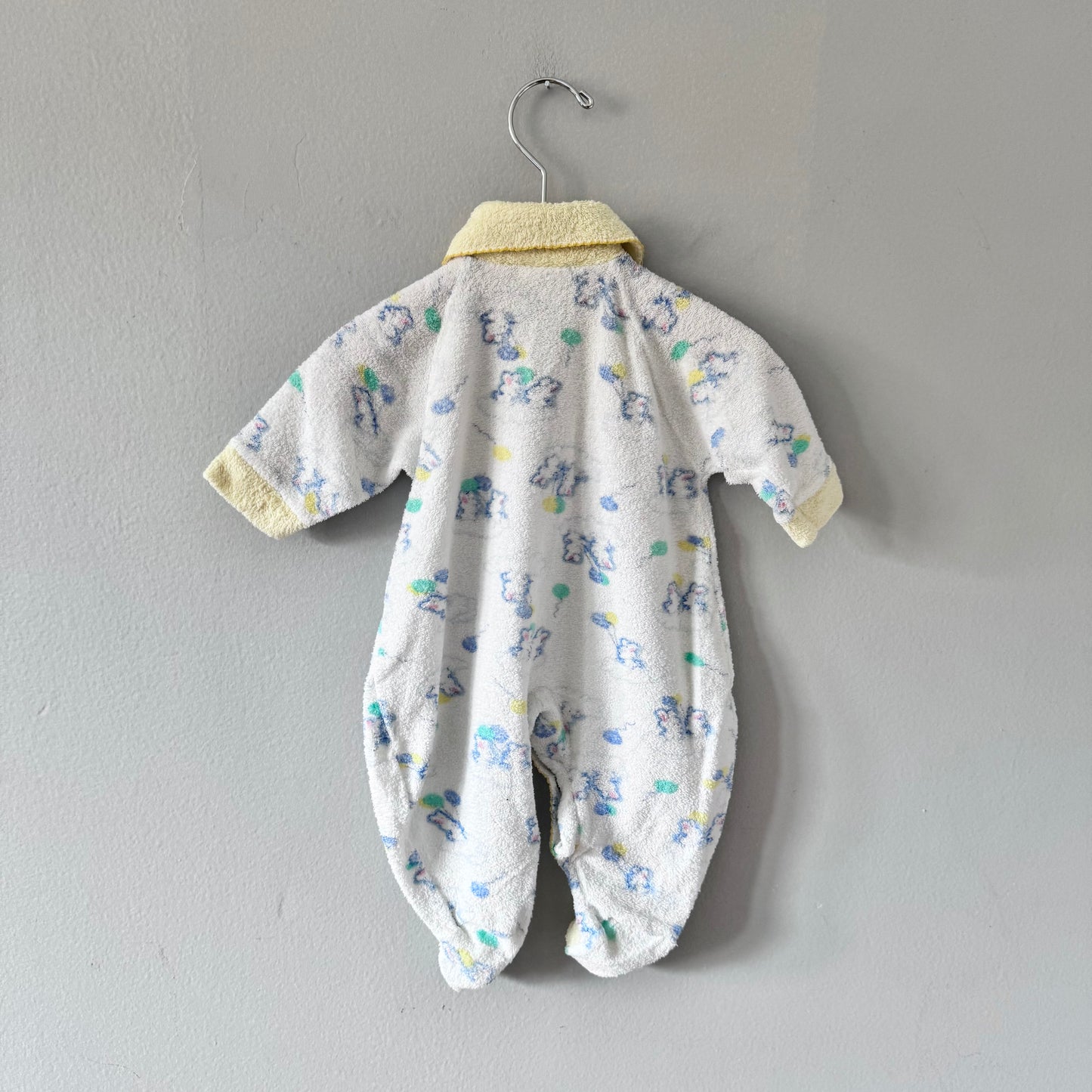 Vintage / Barboteuse en tissu éponge / 3-6M