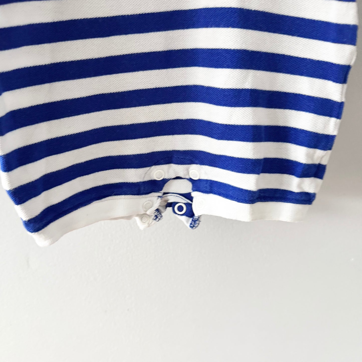 Polo Ralph Lauren / Barboteuse polo rayée / 6 mois