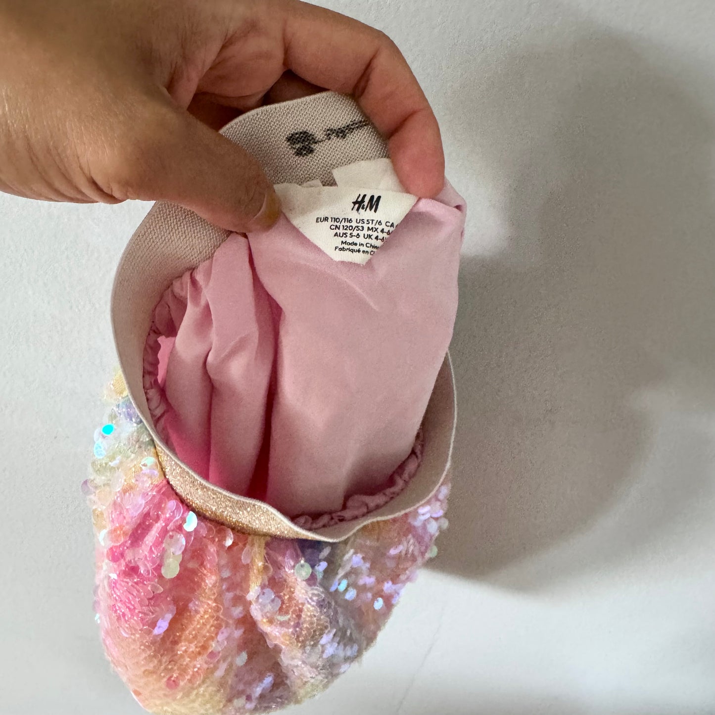 H&M / Sequin skirt / 4-6Y