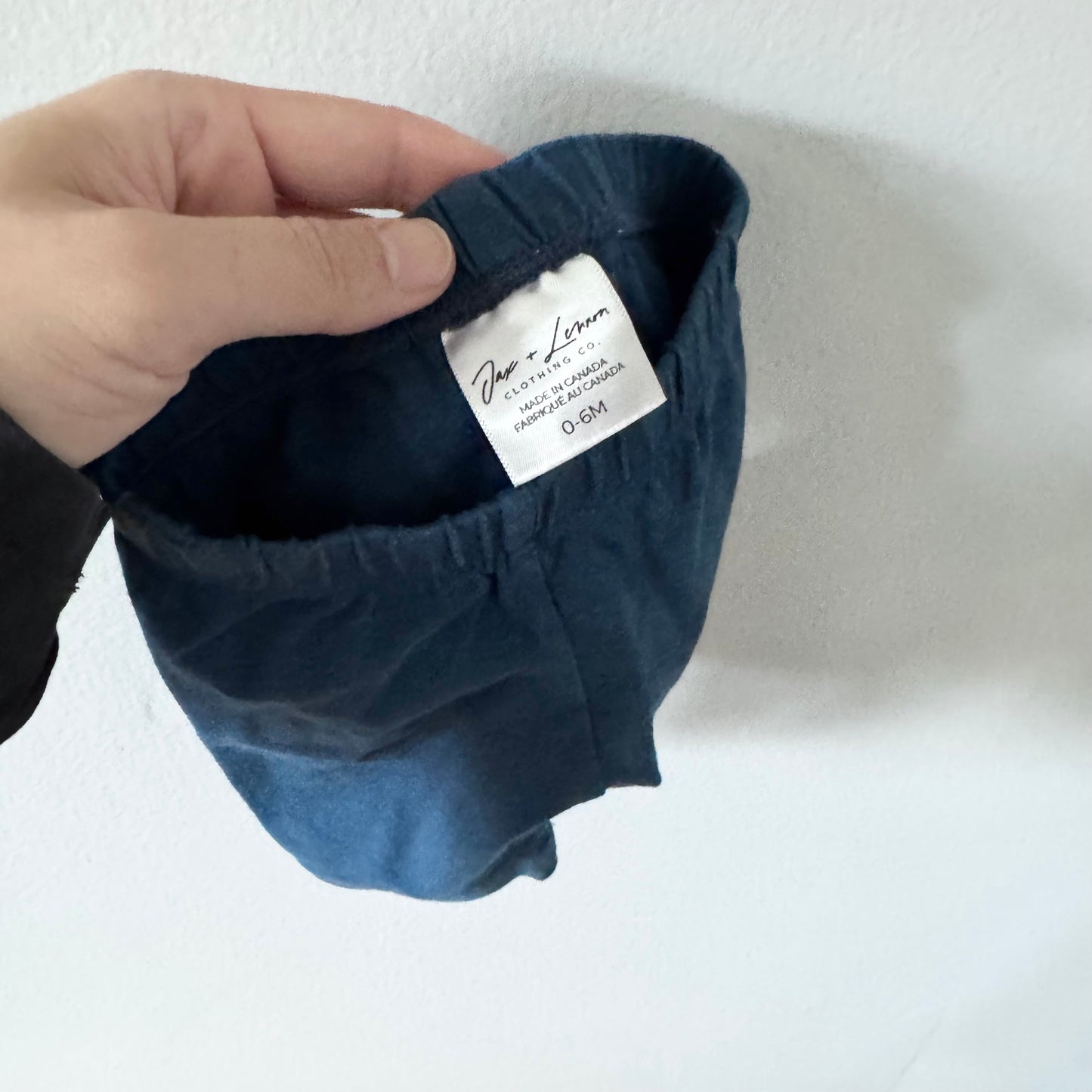 Jax & Lennon / Short de motard marine / 0-6M