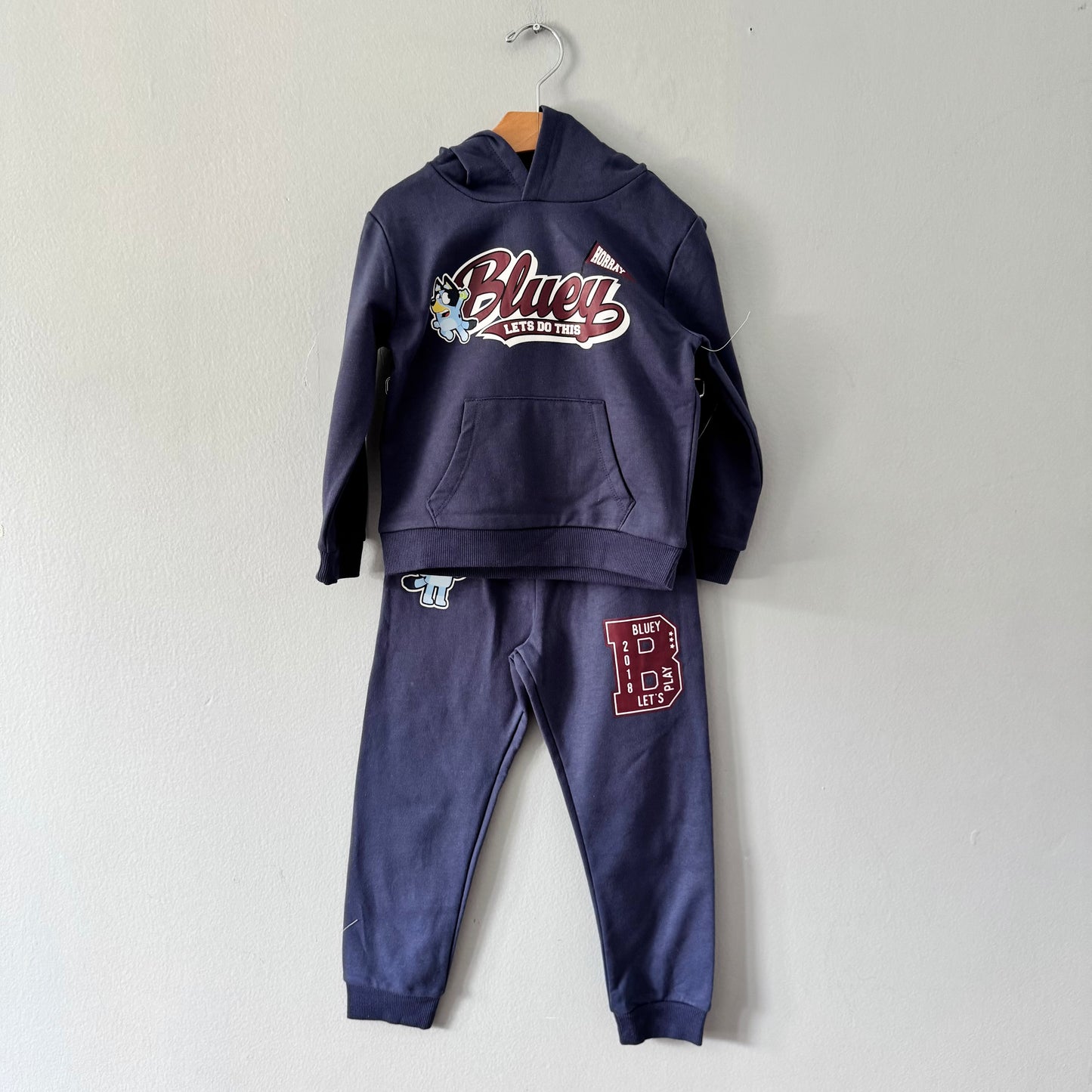 Bluey / Navy sweatshirt & pants set / 4T - New with tag