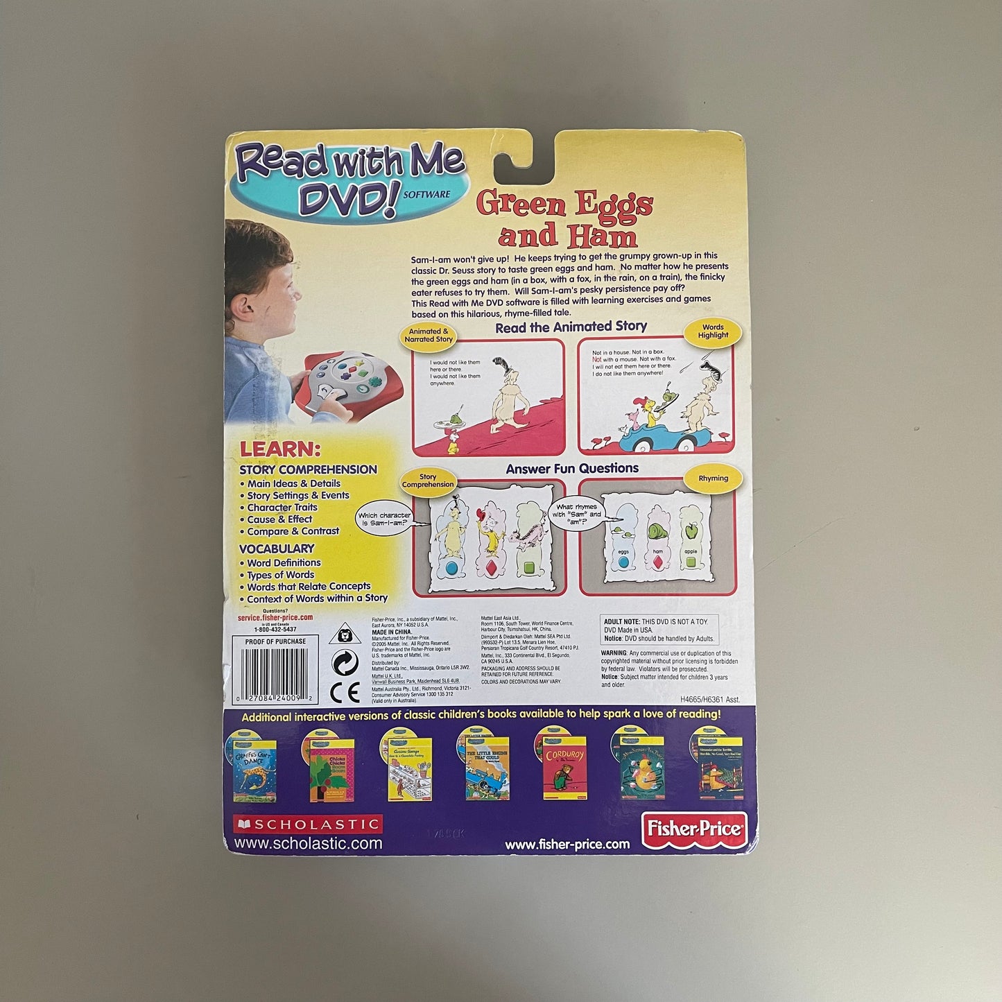 [New] Green Eggs and Ham - Read with Me DVD
