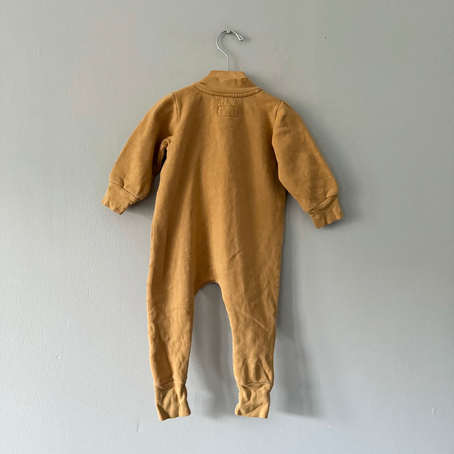 Mini Mioche / Mustard biker romper / 12-18M