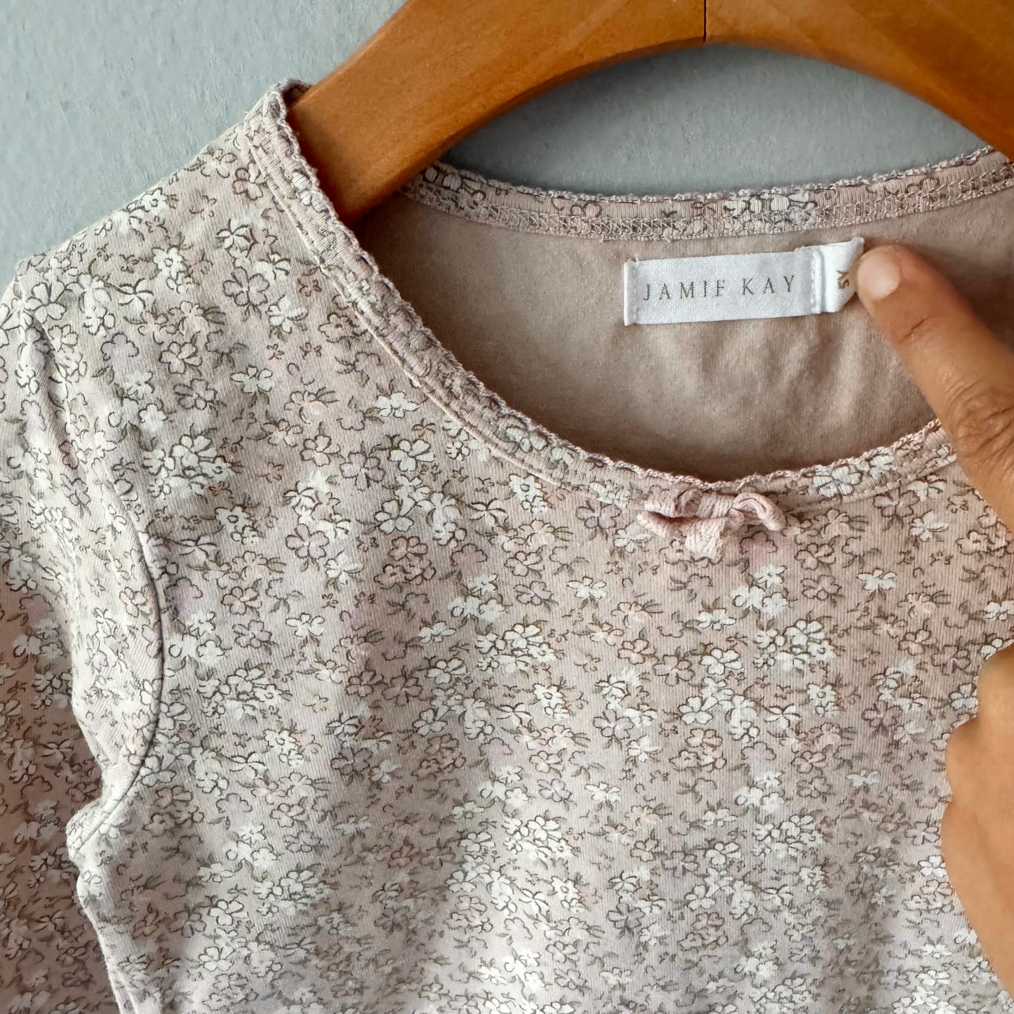 Jamie Kay / Pink floral long sleeve / 5Y