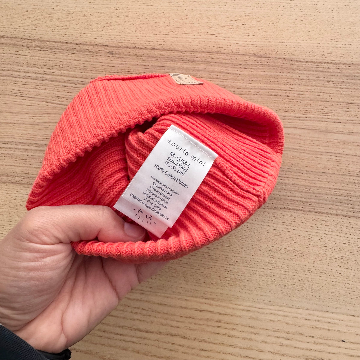 Souris mini / Orange beanie / 53-55cm