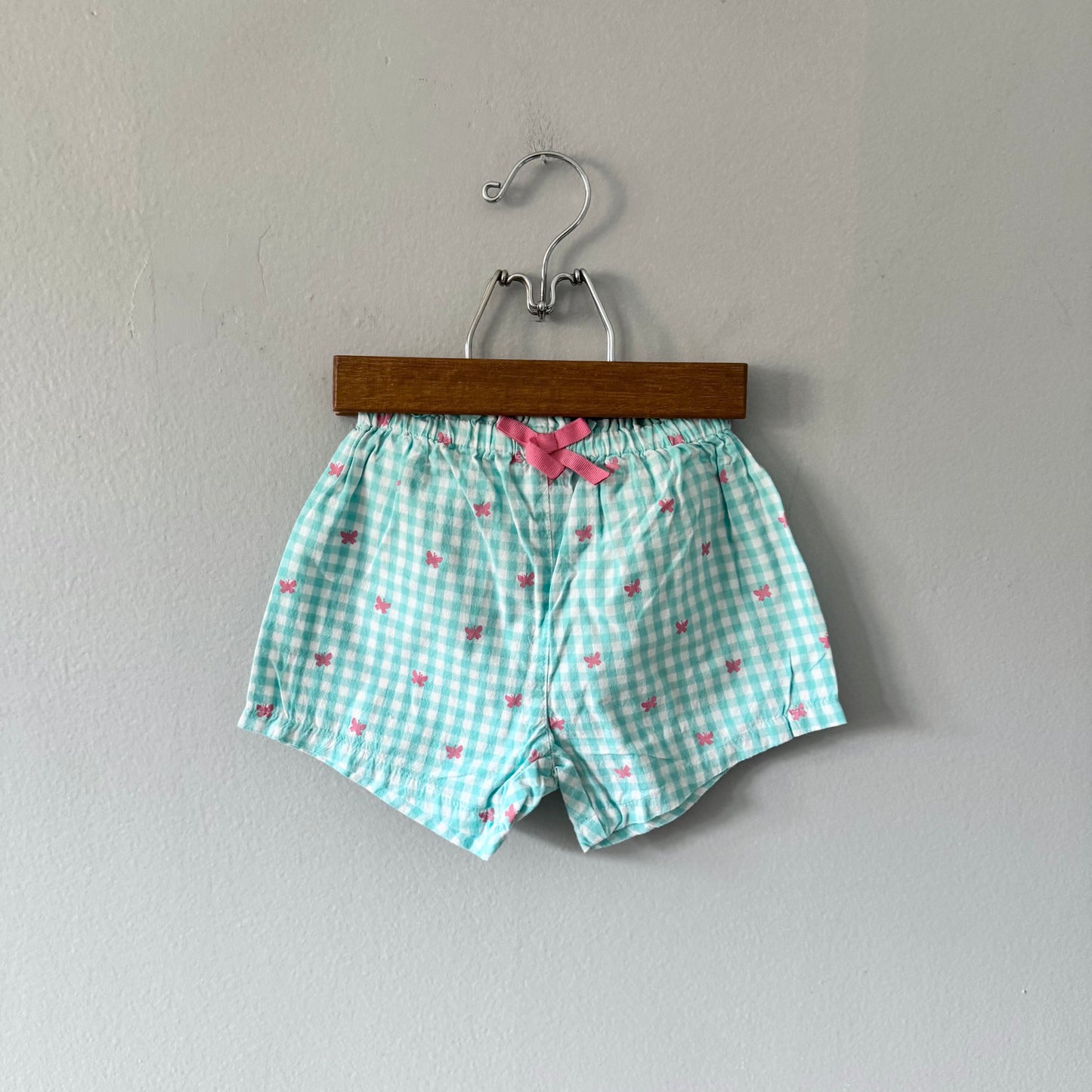 Hatley / Short à carreaux vichy bleu et blanc / 18-24 mois