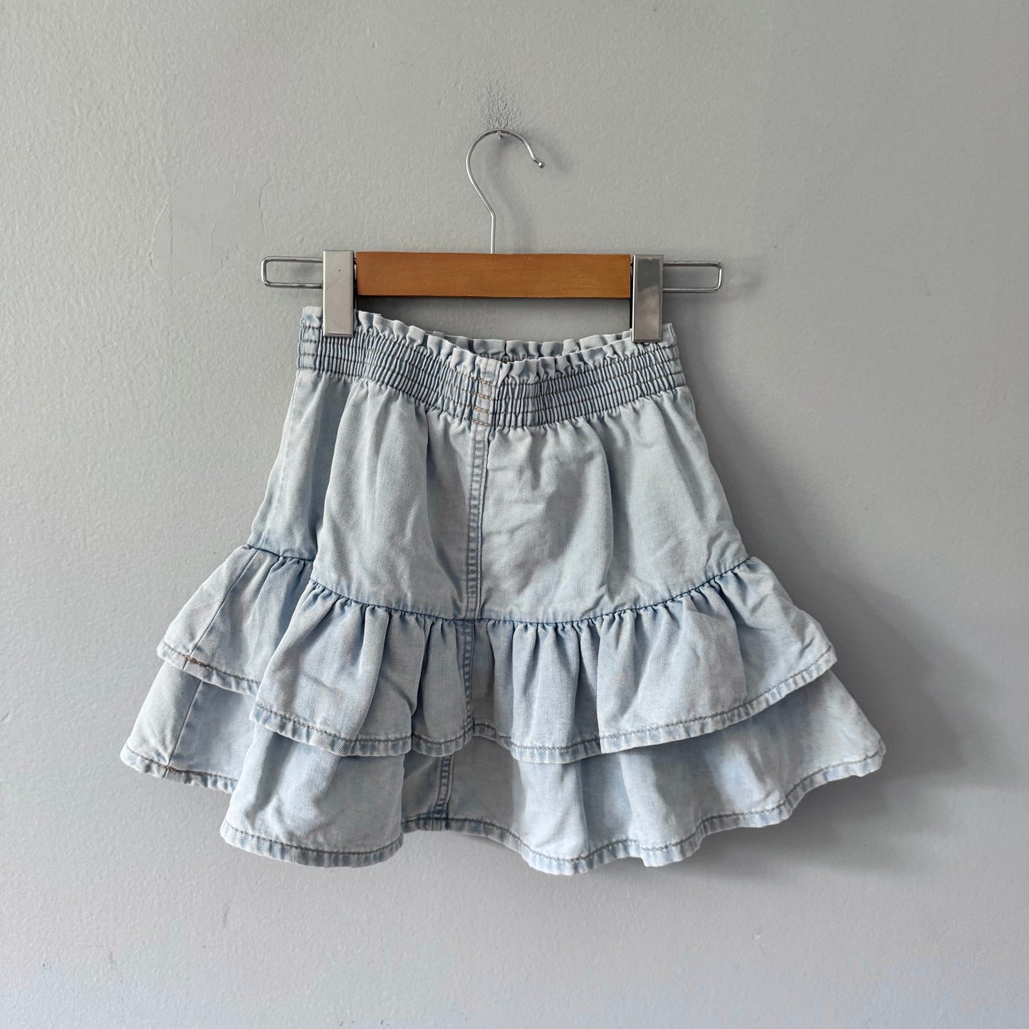 H&M / Chambray skirt / 6-8Y