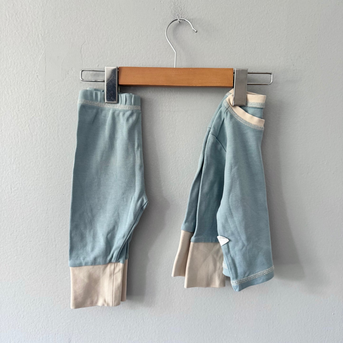Coco Village / Blue long sleeve set / 12M