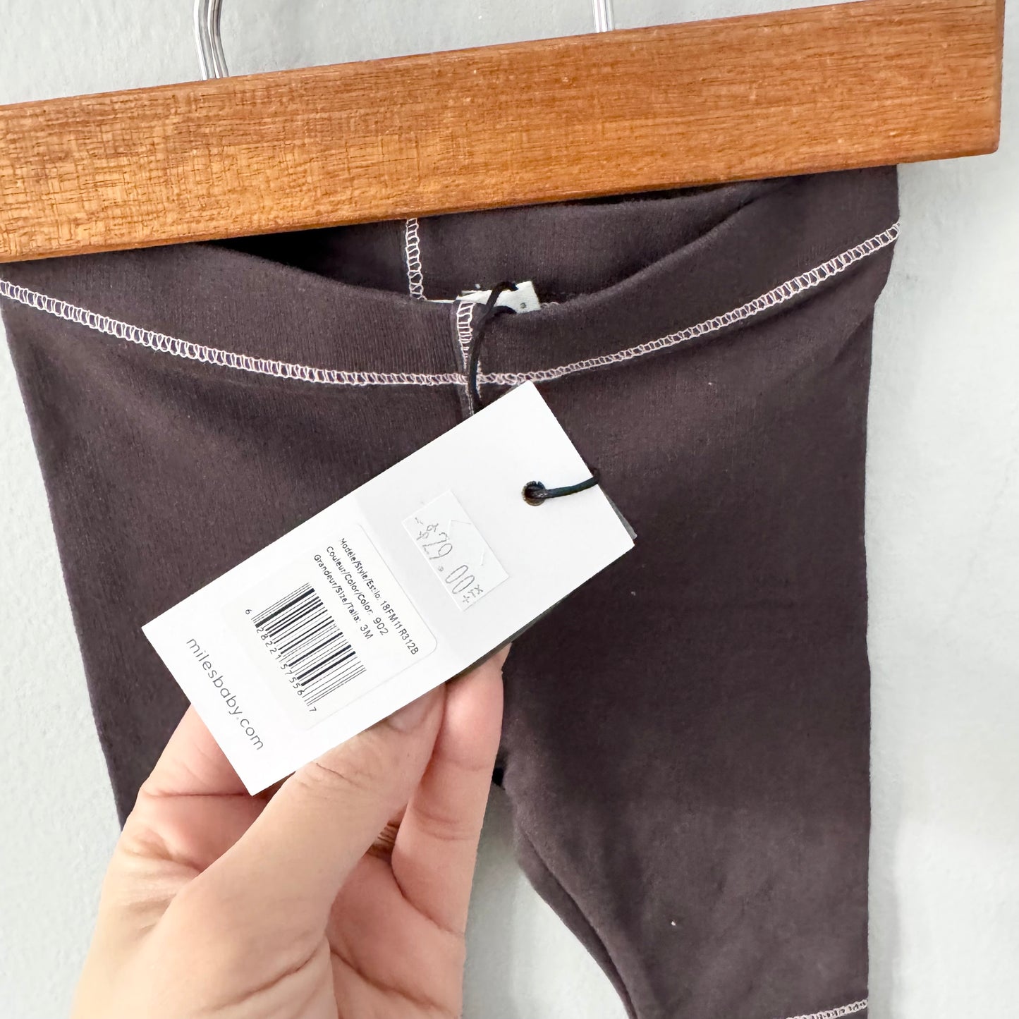 Miles Baby / Legging violet foncé / 3M - Neuf avec étiquette