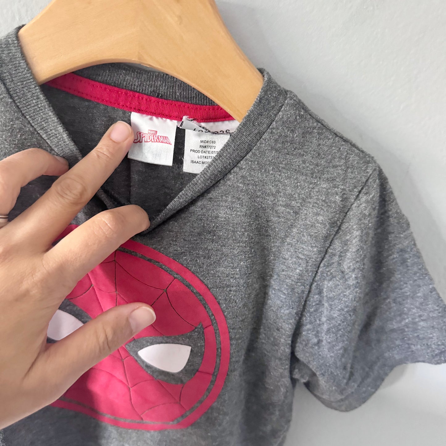 Marvel / Spiderman dark grey T-shirt / 3T
