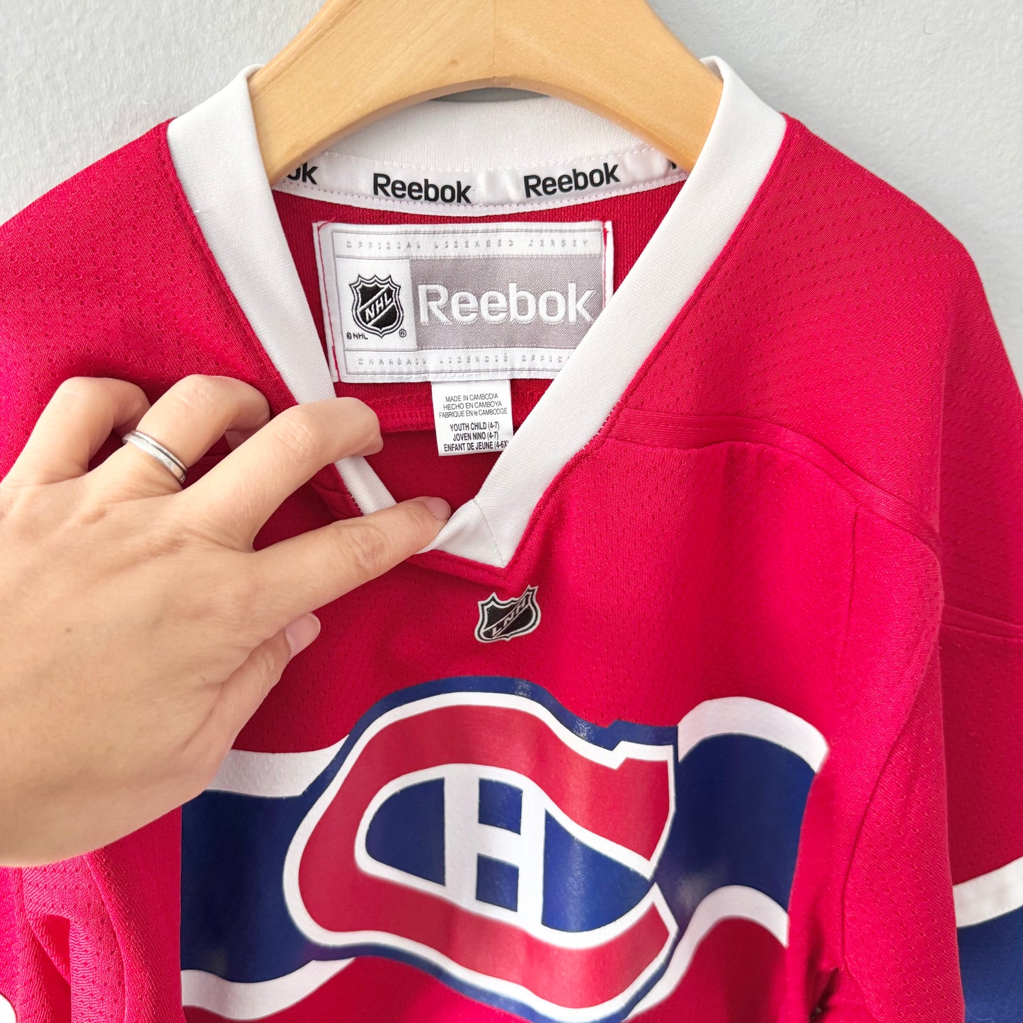 NHL / Canadiens jersey / 4-7Y