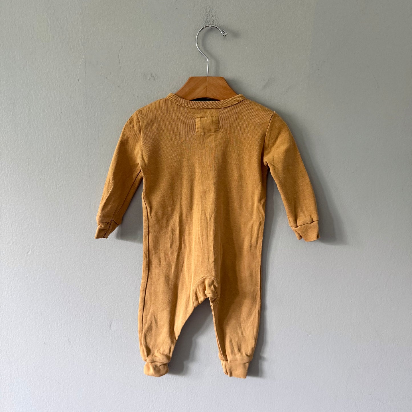 Mini mioche / Mustard romper / 3-6M