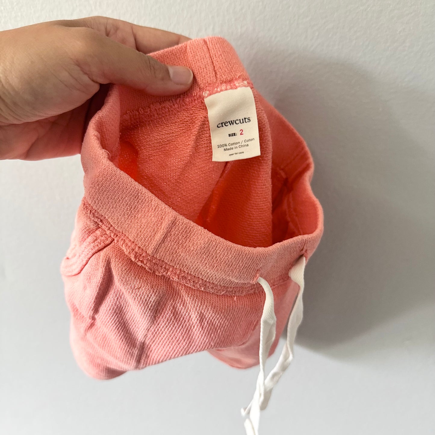 Crewcuts / Neon orange shorts / 2Y
