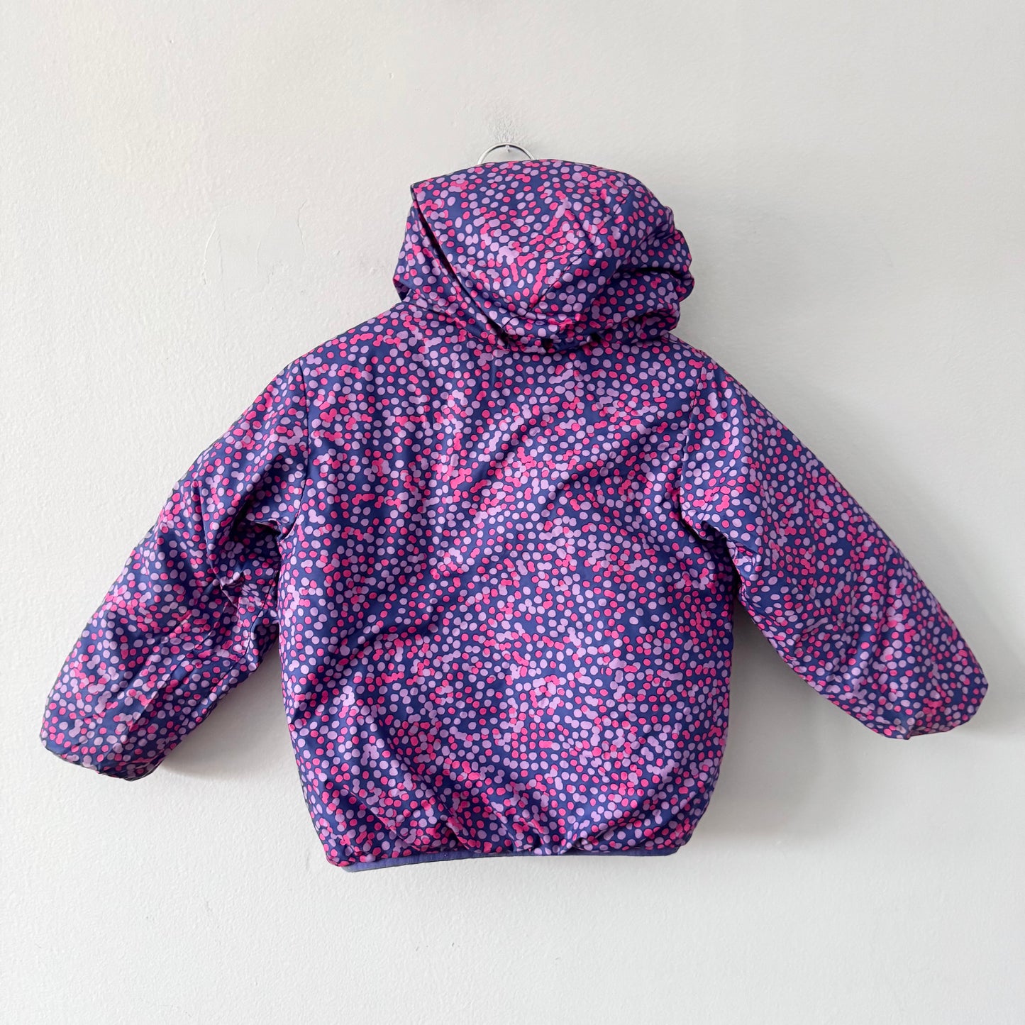 The North Face / Reversible puffer jacket - purple, navy, pink / 3T
