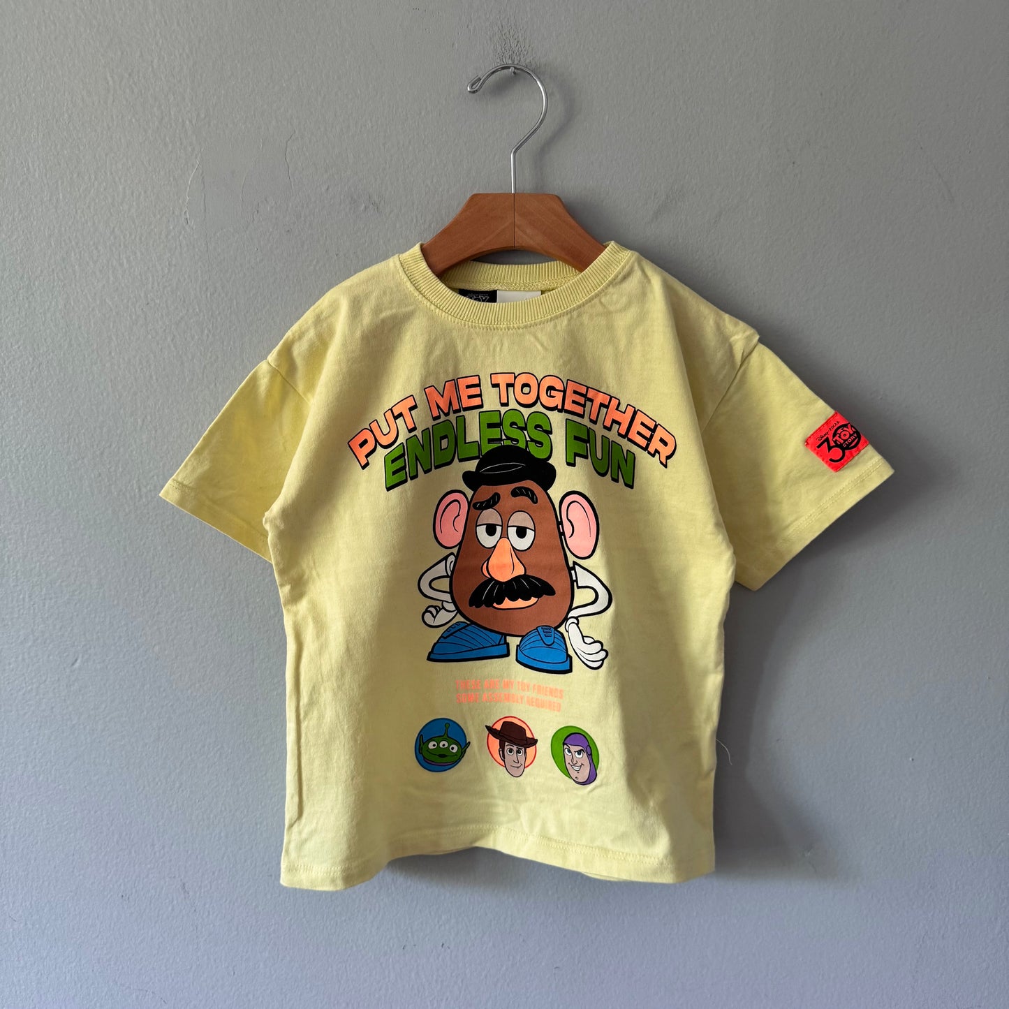 Zara x Toy Story / Yellow T-shirt / 5Y
