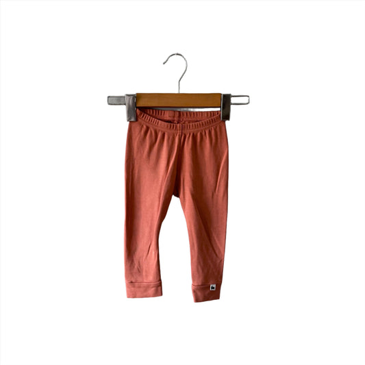 Little & Lively / Smokey orange leggings / 12-18M