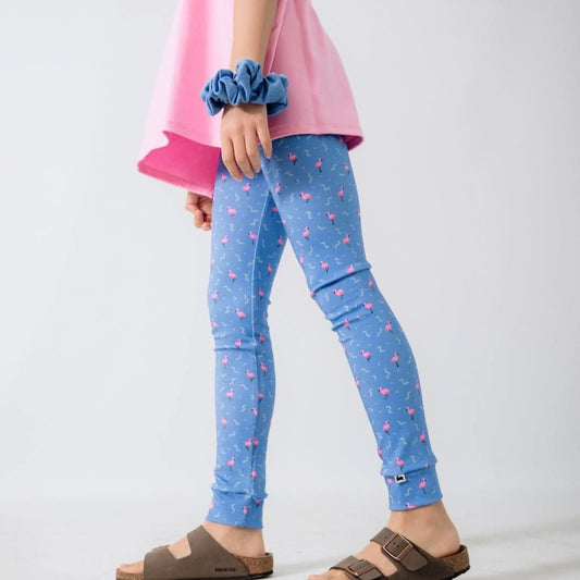 Little & Lively /  Bamboo Leggings | Seaglass / 6T - New with tag