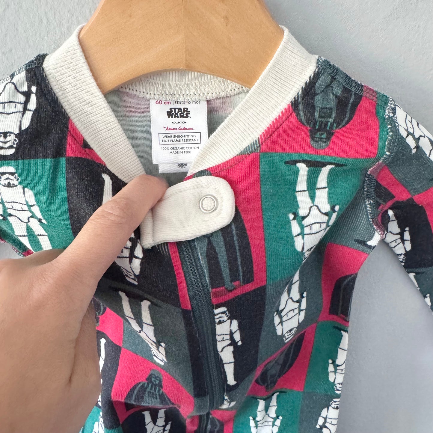 Hanna Andersson / Star Wars romper / 3-6M