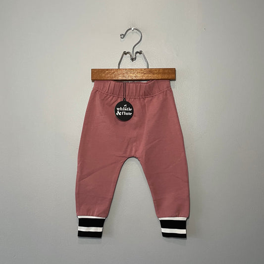 Whistle & Flute / Bamboo Joggers - Porcini / 12-18M - New with tag