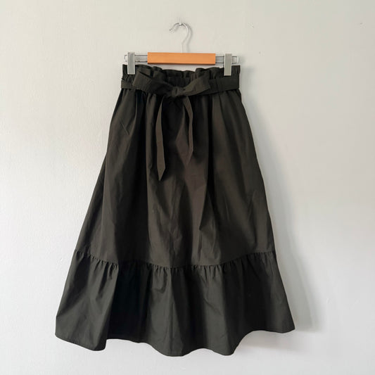 Uniqlo / Black blouse skirt / Women L