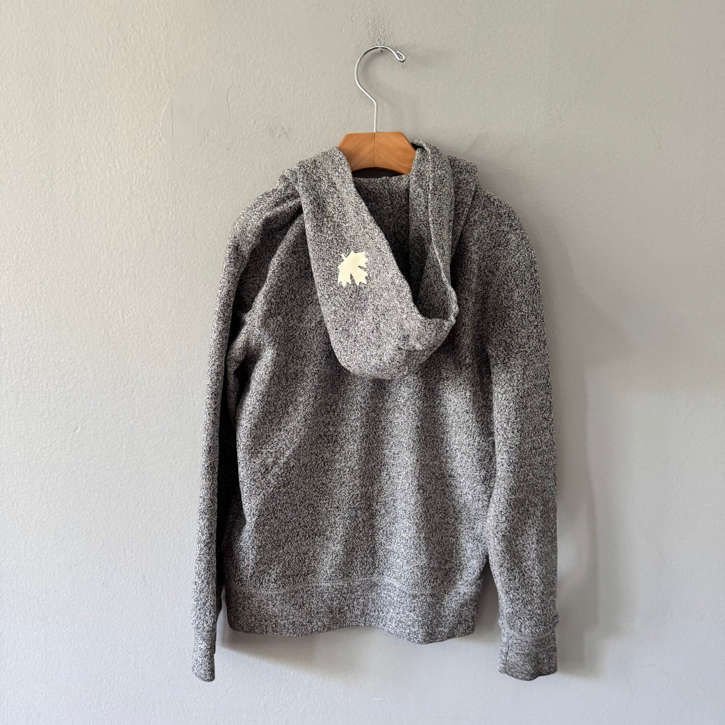 Roots / Salt and pepper zip up hoodie / 7-8Y