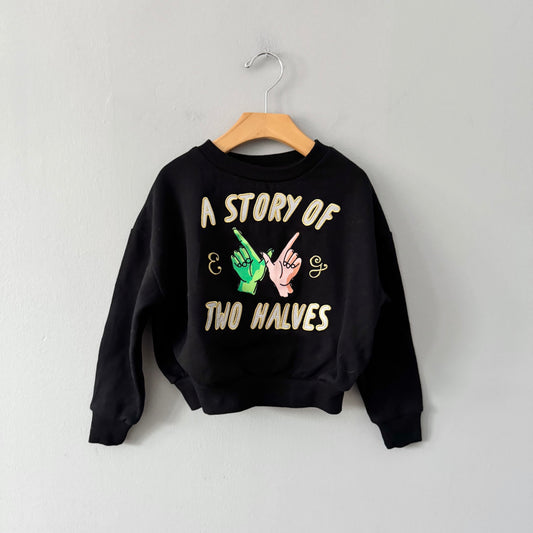 Wicked / Black sweatshirt / 6Y