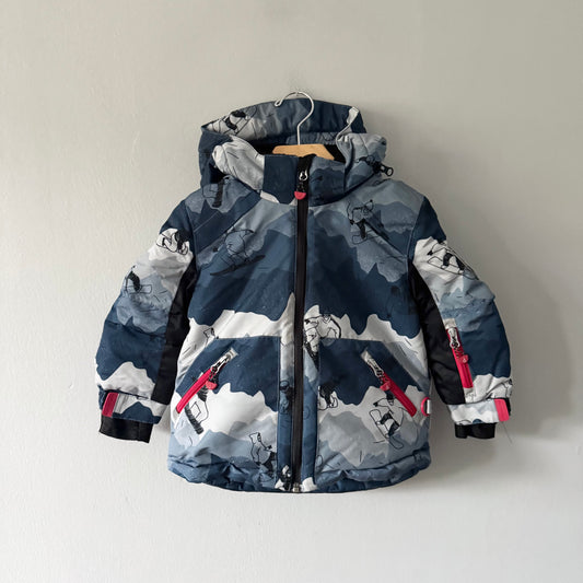 Deux par Deux / Navy x snowboarding snow jacket / 2Y