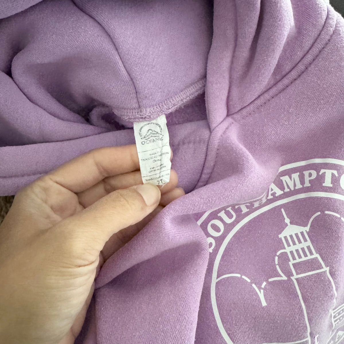 Southampton / Pink hoodie / 3Y