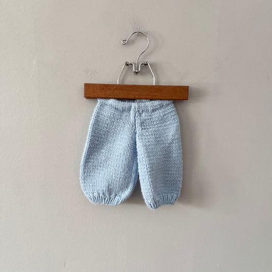 Handmade / Light blue knit pants / NB