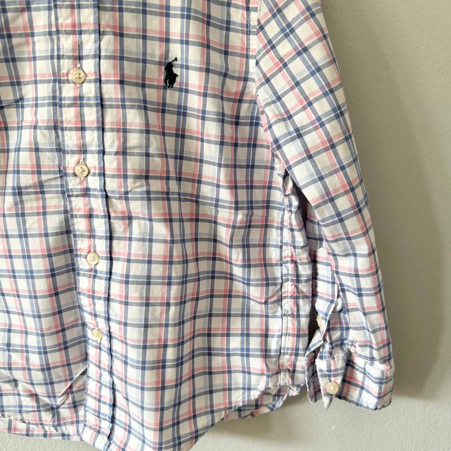 Polo / Plaid dress shirt / 4T