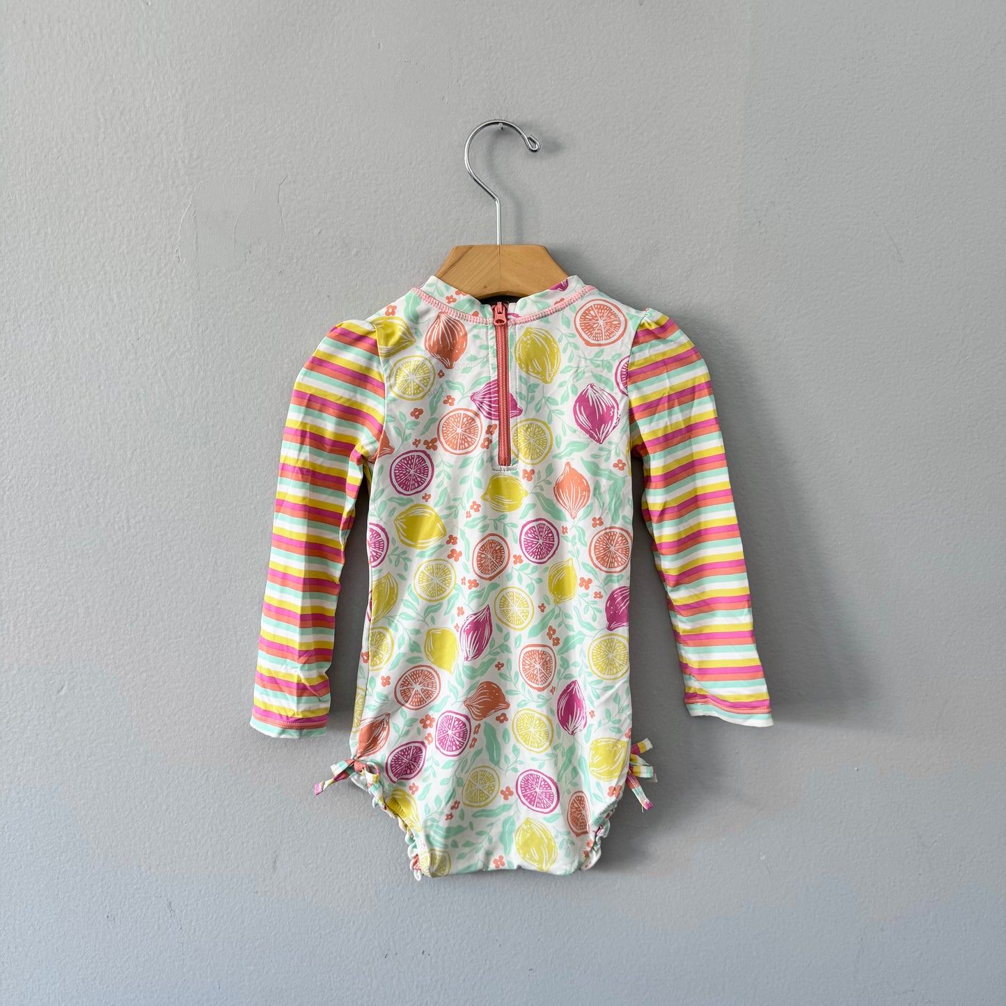 Hatley / Haut de protection UV orange et citron / 18-24 mois