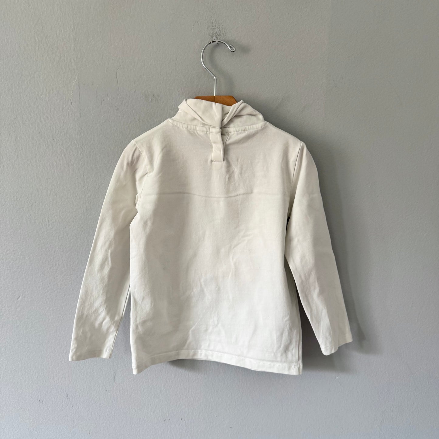 Mango / White turtle neck long sleeve / 4-5Y
