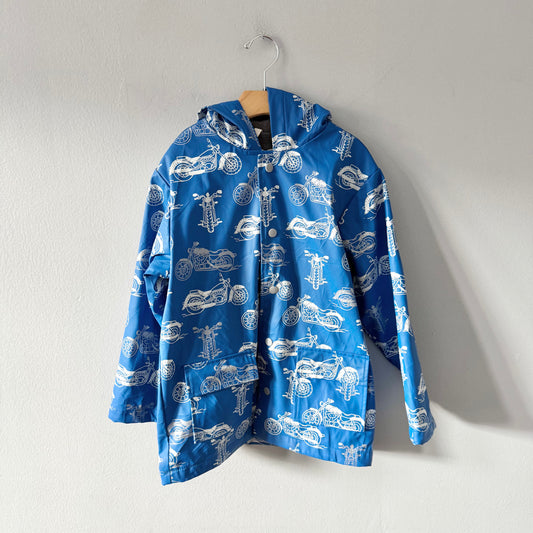 Hatley / Blue x motorbike rain jacket / 7Y