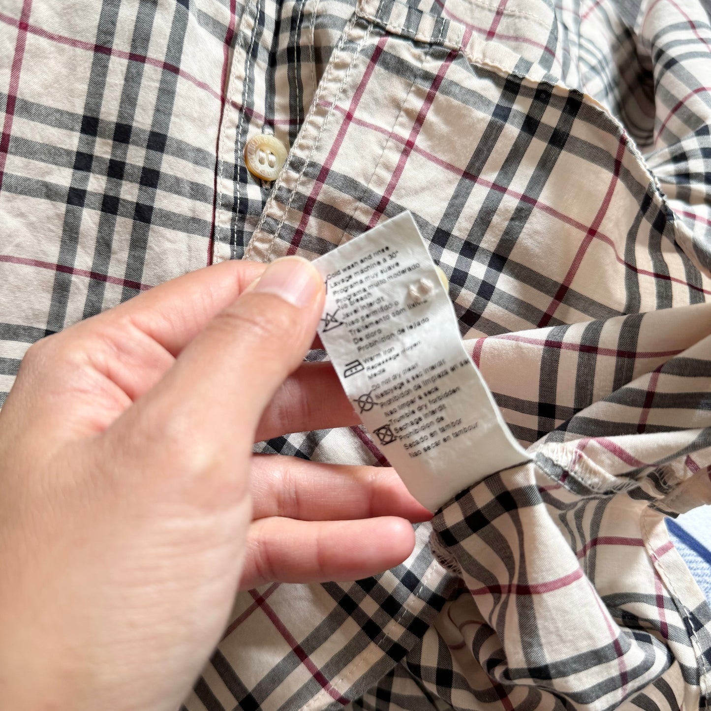 No brand / Checked shirt(Burberry pattern) / 4Y