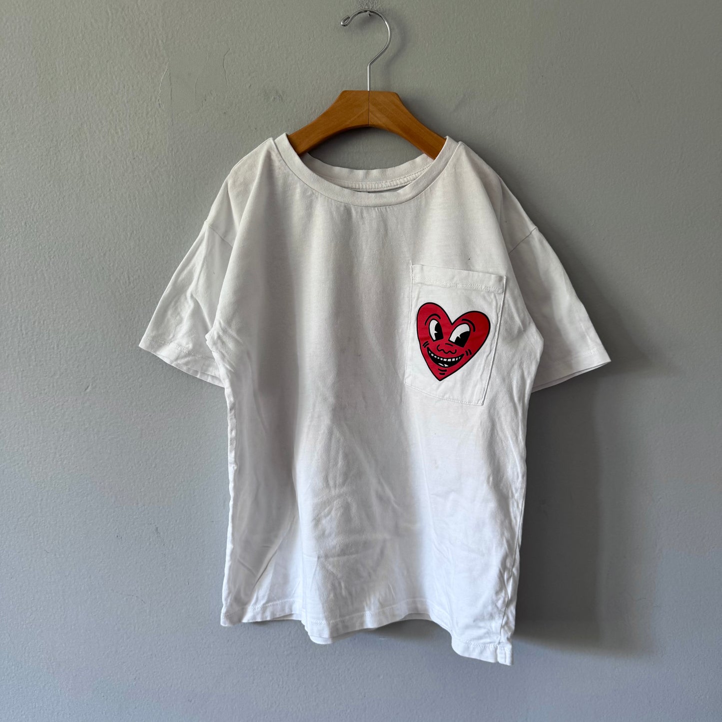 Keith Harring / White T-shirt / 10-12Y