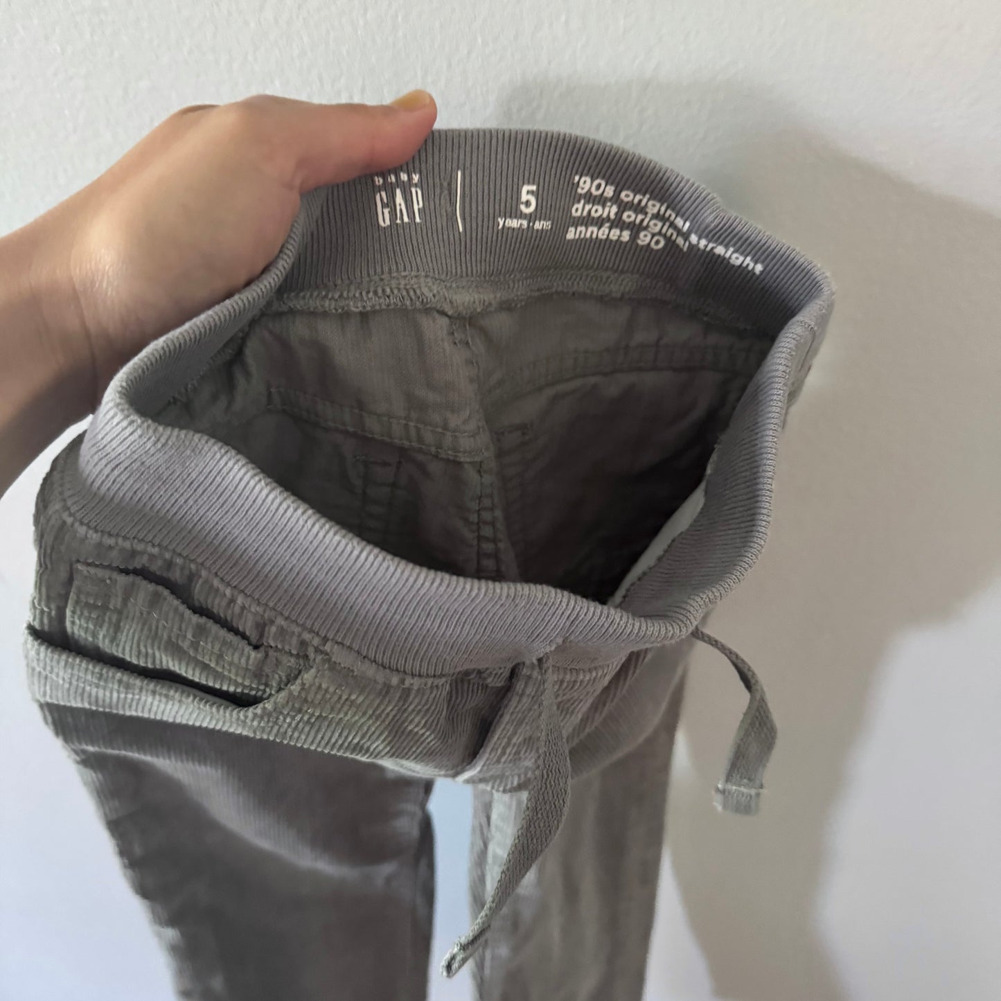 Gap / Grey corduroy pants / 5Y