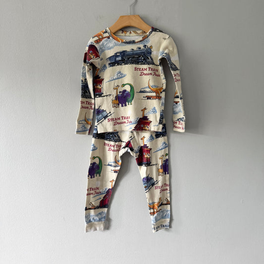 Books to bed / Steam train pajama set / 4T
