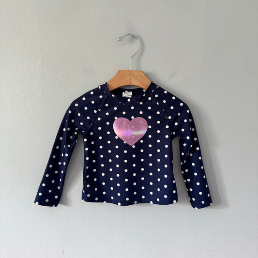 Gap / Navy x dots rash guard / 18-24M