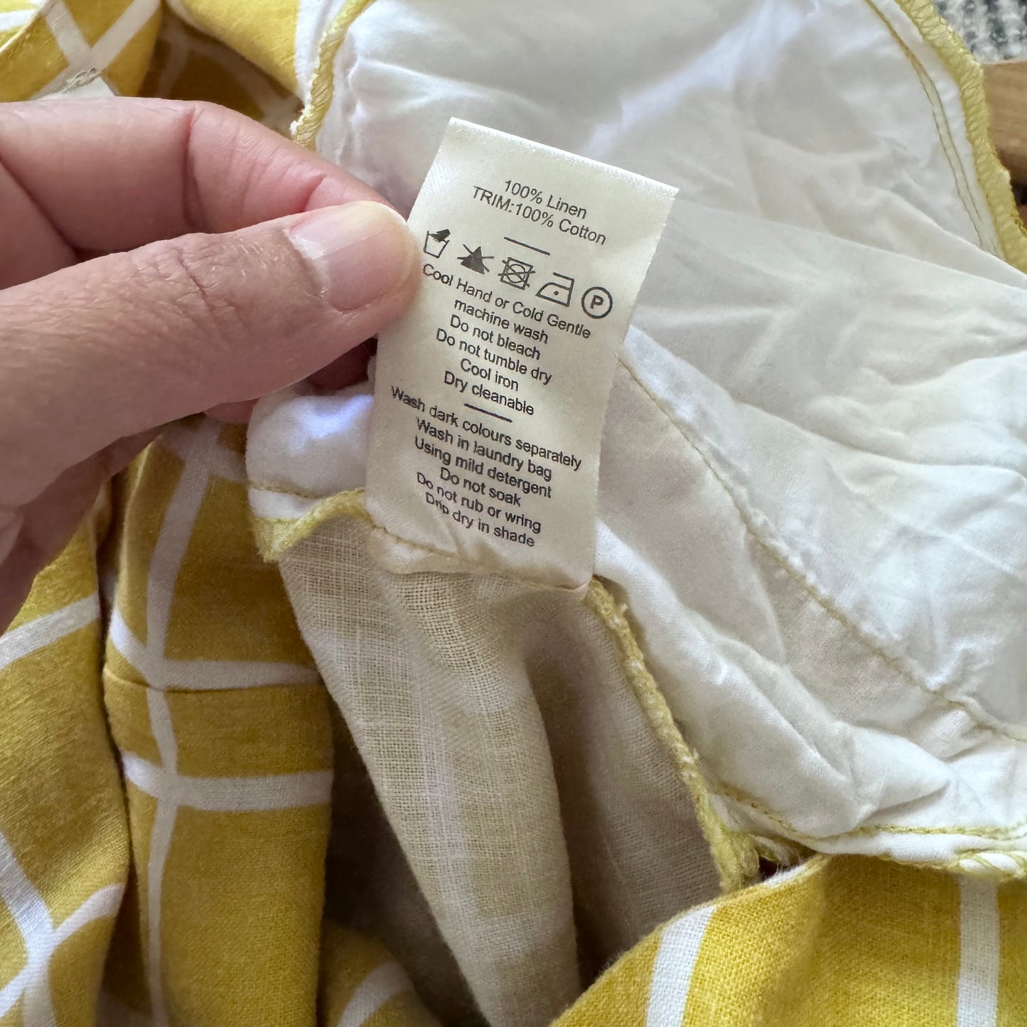 Elk / 100% linen yellow jump suit / Women US6, UK10