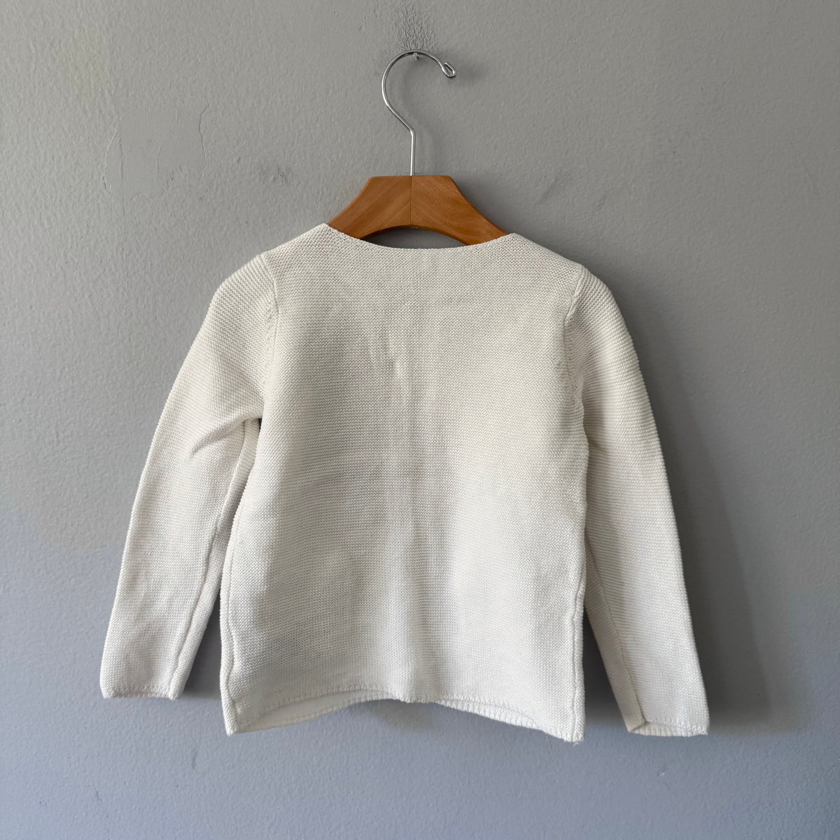 MC / White x cat cotton cardigan / 2-3Y