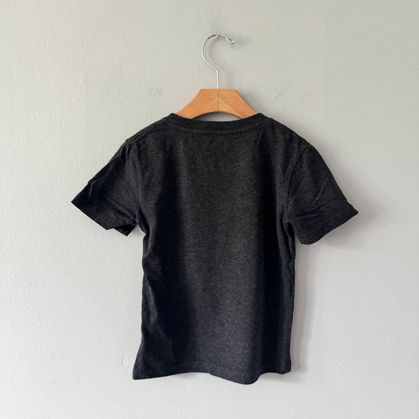 Whistle & Flute / Dark grey x rainbow T-shirt / 5-6Y