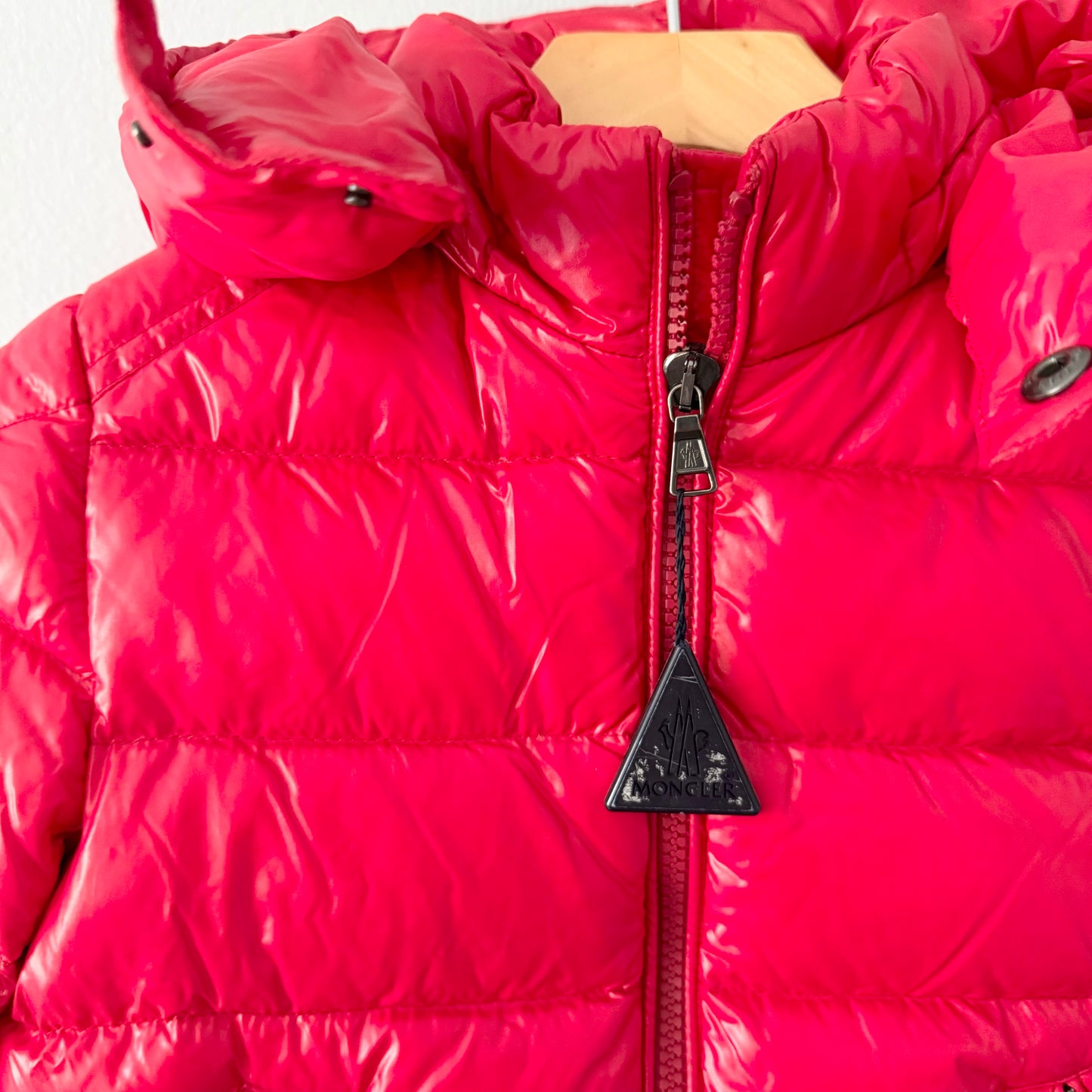 Moncler / Red down jacket / 4Y