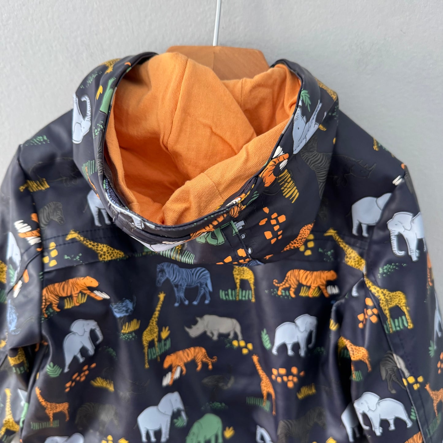 John Lewis / Animals rain jacket / 12-18M
